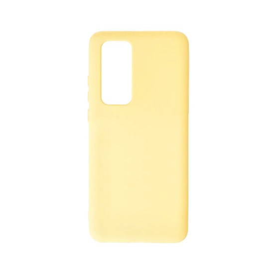 Capa de Silicone para Huawei P40 Amarelo